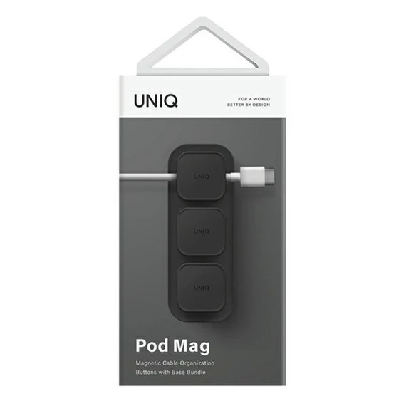 Uniq Pod mágneses kábelrendező, sötétszürke