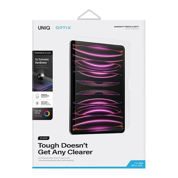Uniq Optix Clear iPad Air 13 (2024) Tempered kijelzővédő fólia