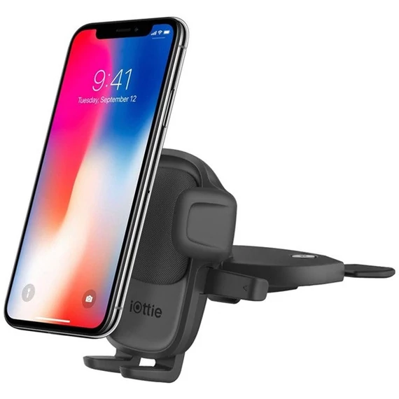 iOttie Easy One Touch 5 autós tartó CD nyílásba, vezetéknélküli töltéssel, fekete