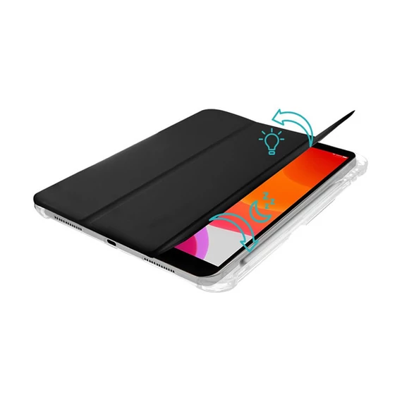 OBAL:ME MistyTab Xiaomi Pad 6 oldalra nyíló, kitámasztható tok, fekete