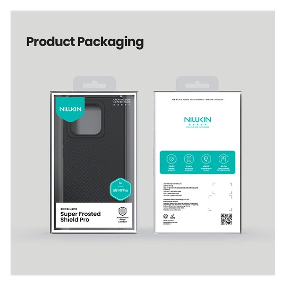 Nillkin Super Frosted Pro Xiaomi 14T Pro műanyag tok, fekete