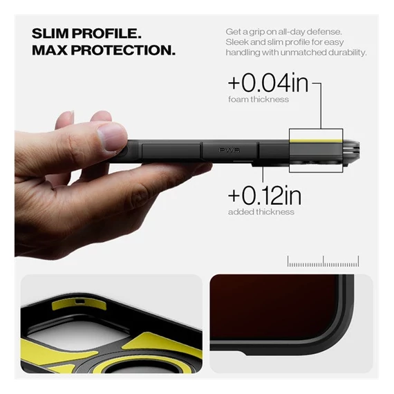 Spigen Tough Armor T MagFit Apple iPhone 16 Pro Max tok, Magsafe tok, fekete