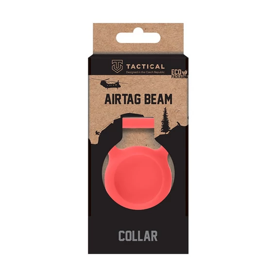 Tactical Beam Collar Airtag tok, piros