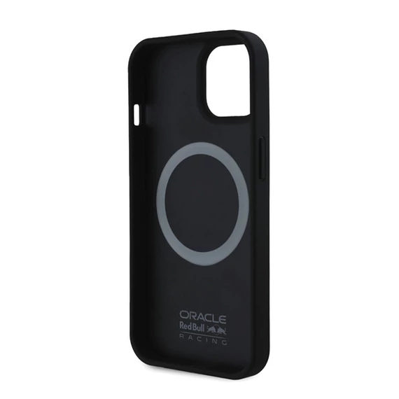 Red Bull Powerbar iPhone 15 Carbon MagSafe tok, fekete