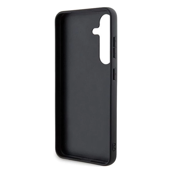 Guess Grip Stand 4G Triangle Strass Samsung Galaxy S24 hátlap tok, barna GUHCS24SPGS4TDW