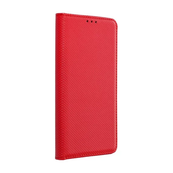 Magnet Samsung Galaxy S25 mágneses flip tok, piros