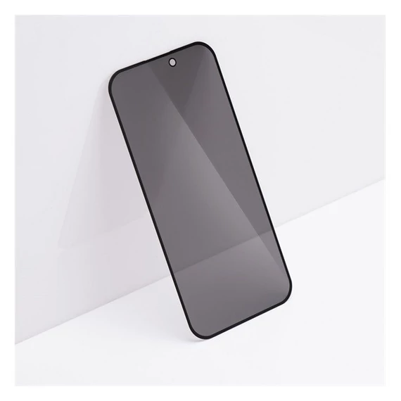 Forcell Privacy Iphone 15 Pro betekintésgátló kijelzővédő üvegfólia,fekete