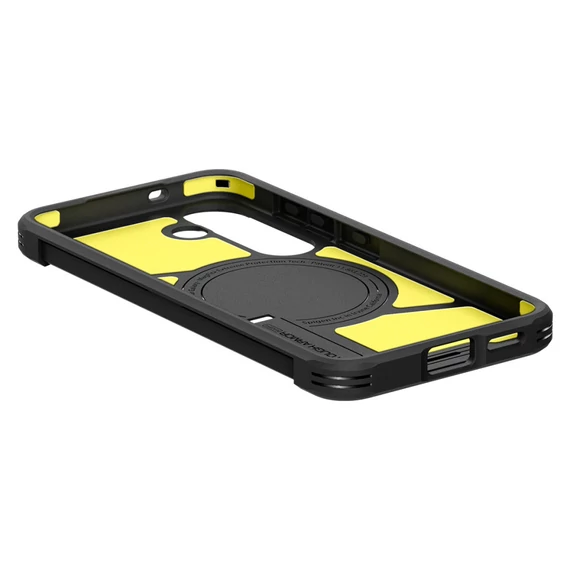 Spigen Tough Armor MagFit Samsung Galaxy S25+ tok, Black, fekete