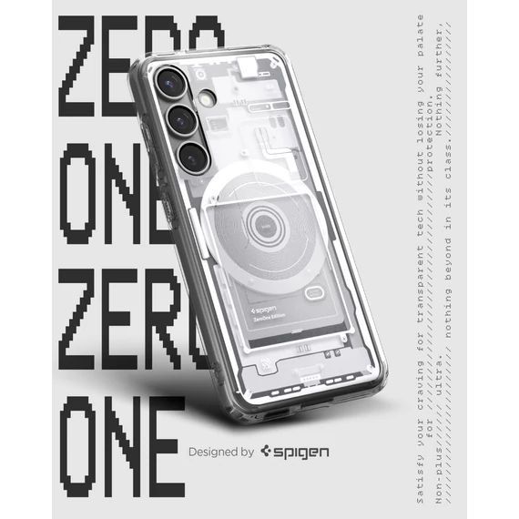 Spigen Ultra Hybrid MagFit Samsung Galaxy S25 tok, Zero One fehér