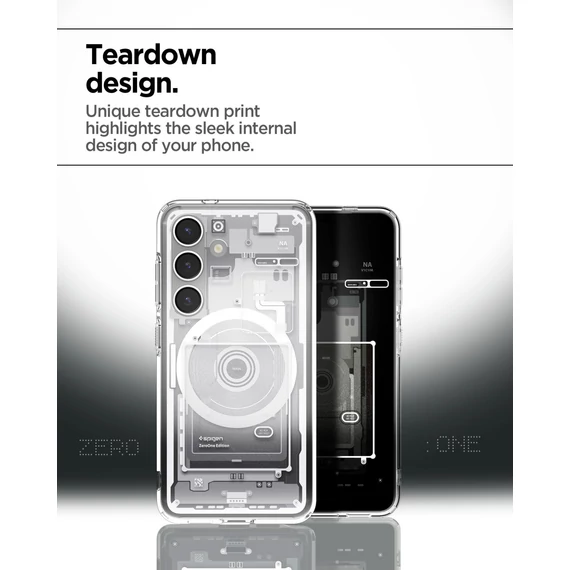 Spigen Ultra Hybrid MagFit Samsung Galaxy S25 tok, Zero One fehér