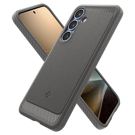 Spigen Rugged Armor MagFit Samsung Galaxy S25 tok, Marble Gray
