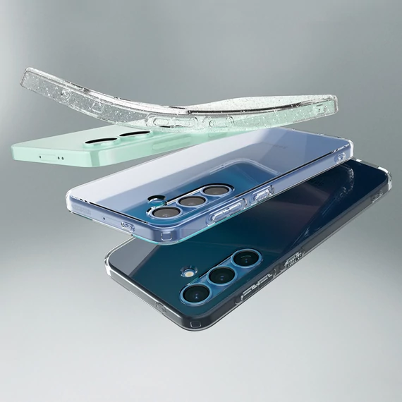 Spigen Liquid Crystal Samsung Galaxy S25 tok, Space Crystal, átlátszó