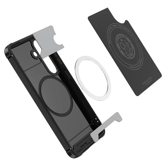 Spigen Core Armor MagFit Samsung Galaxy S25 tok, Matte, fekete