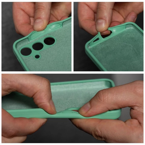 2mm Samsung Galaxy S25 szilikon tok, menta