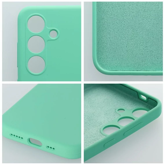 2mm Samsung Galaxy S25 szilikon tok, menta