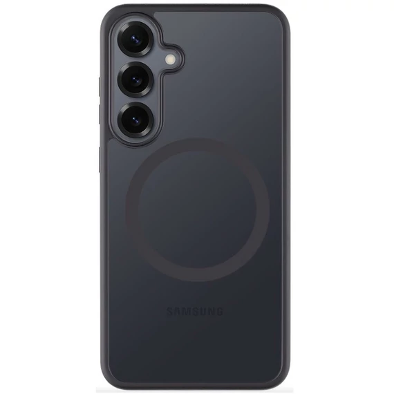 Tactical MagForce Hyperstealth Samsung Galaxy S25+ hátlap tok, áttetsző/sötétszürke