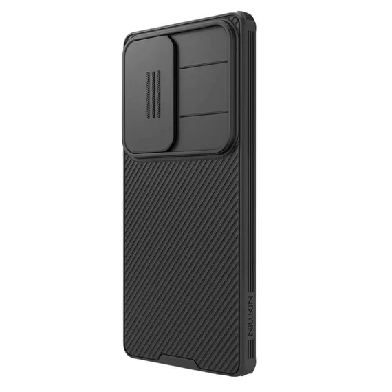 Nillkin CamShield Pro Samsung Galaxy S25 Ultra műanyag hátlap tok, fekete