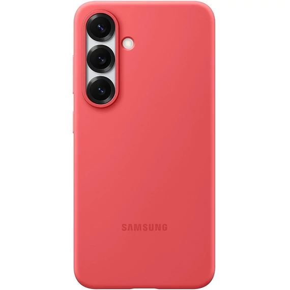 Samsung Galaxy S25+ Silicone Cover, gyári szilikon tok, piros