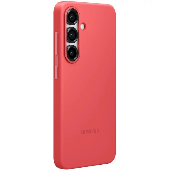 Samsung Galaxy S25+ Silicone Cover, gyári szilikon tok, piros