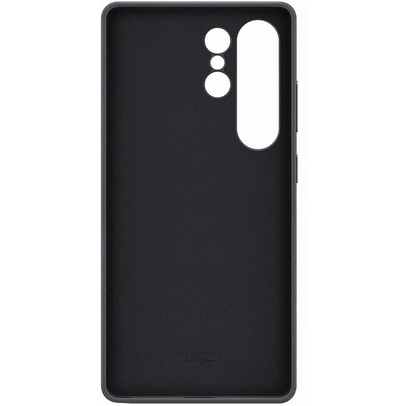 Samsung Galaxy S25 Ultra vegán gyári bőrtok, fekete