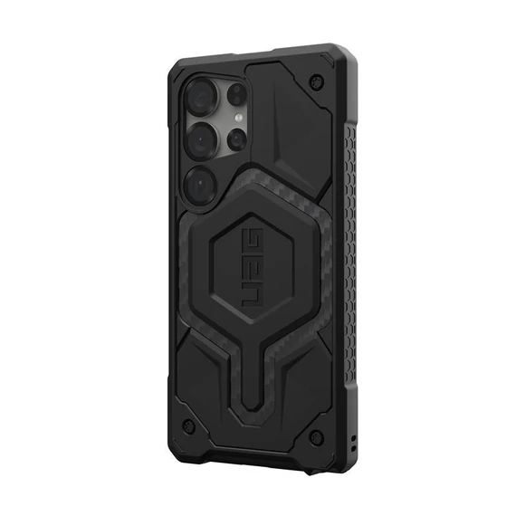 UAG Monarch Pro Samsung Galaxy S25 Ultra mágneses tok, carbon fiber