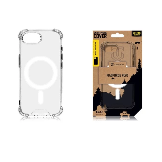 Tactical MagForce Plyo Apple iPhone 16e MagSafe tok, átlátszó