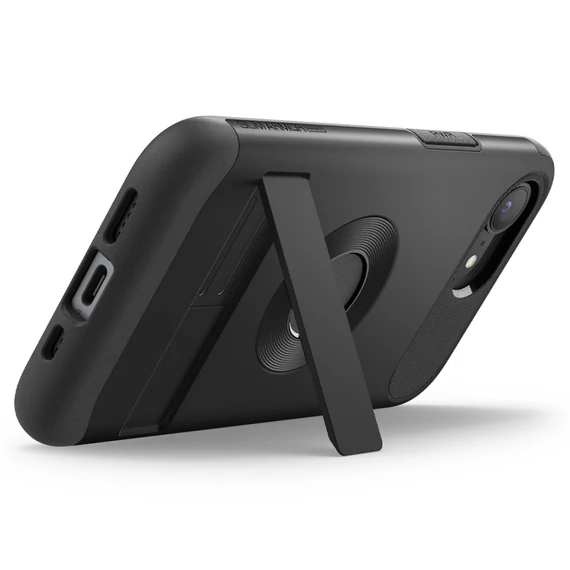 Spigen Slim Armor MagFit Apple iPhone 16e MagSafe tok, fekete
