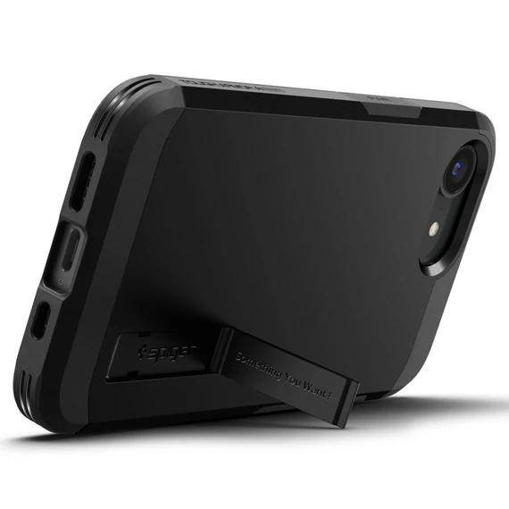 Spigen Tough Armor MagFit Apple iPhone 16e MagSafe tok, fekete