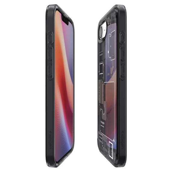 Spigen Ultra Hybrid MagFit Apple iPhone 16e MagSafe tok, Zero One, fekete