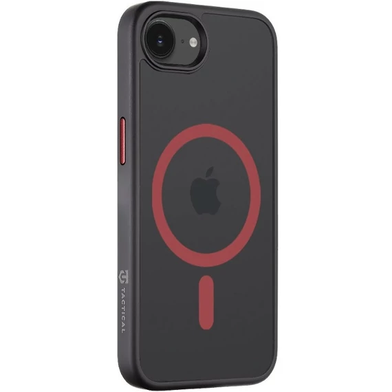 Tactical MagForce Hyperstealth 2.0 Apple iPhone 16e magsafe tok, fekete/piros