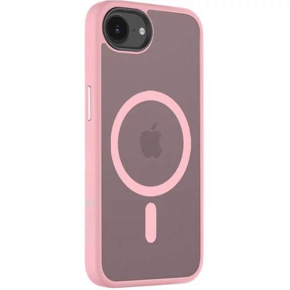 Tactical MagForce Hyperstealth Apple iPhone 16e MagSafe tok, áttetsző/rózsaszín