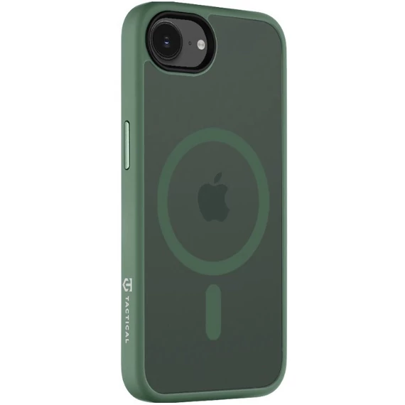 Tactical MagForce Hyperstealth Apple iPhone 16e MagSafe tok, áttetsző/sötétszöld