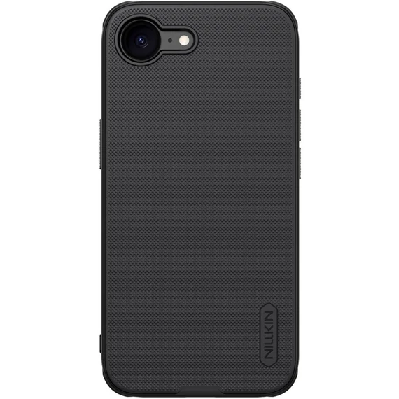 Nillkin Super Frosted Pro Apple iPhone 16e mágneses műanyag tok, fekete