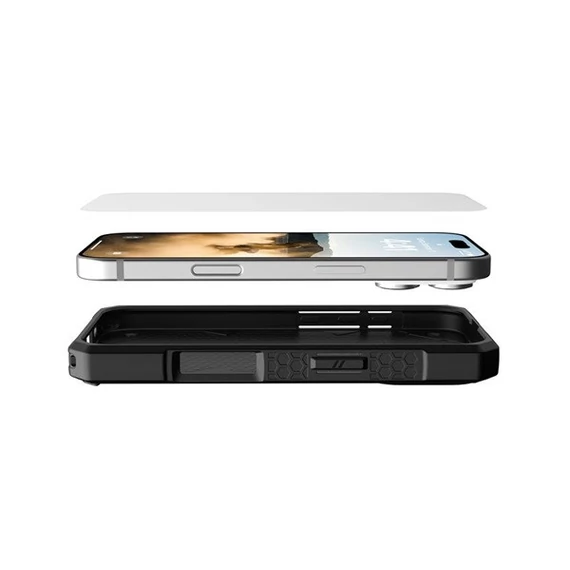 UAG Glass Shield iPhone 16e / 13 / 14 / 13 Pro Tempered Glass kijelzővédő fólia
