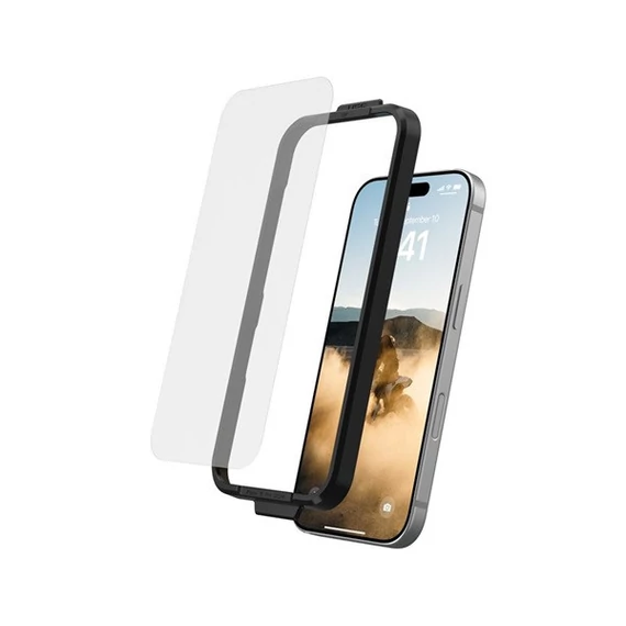 UAG Glass Shield iPhone 16e / 13 / 14 / 13 Pro Tempered Glass kijelzővédő fólia