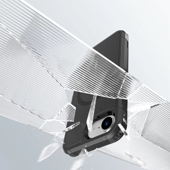 4smarts Defend Apple iPhone 16e MagSafe hátlap tok, fekete