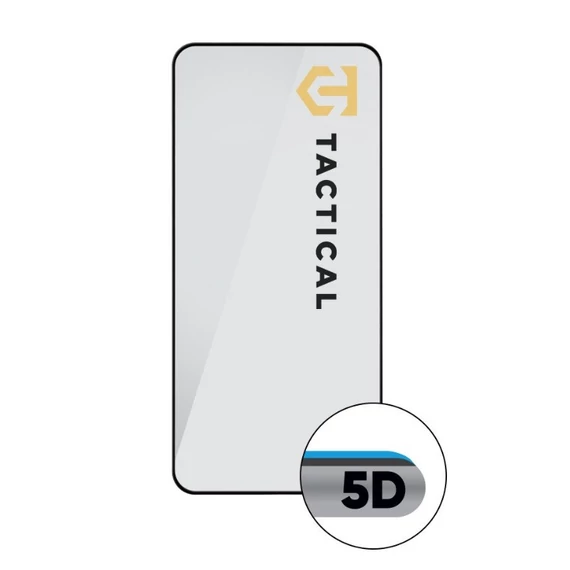Tactical Glass Shield 5D Samsung Galaxy A36 kijelzővédő üvegfólia, fekete