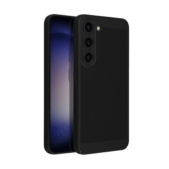 Breezy Samsung Galaxy A56, műanyag tok, fekete