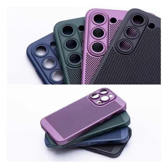Breezy Samsung Galaxy A56, műanyag tok, fekete
