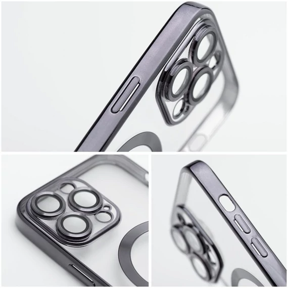 Electro Mag Samsung Galaxy A56 MagSafe kompatibilis hátlap tok, fekete