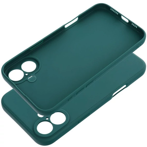 Matt szilikon Samsung Galaxy A56 tok, sötétzöld
