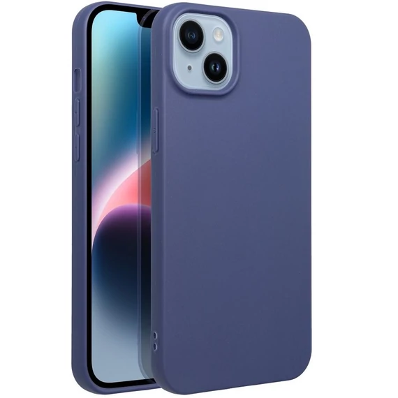 Matt szilikon Samsung Galaxy A56 tok, kék
