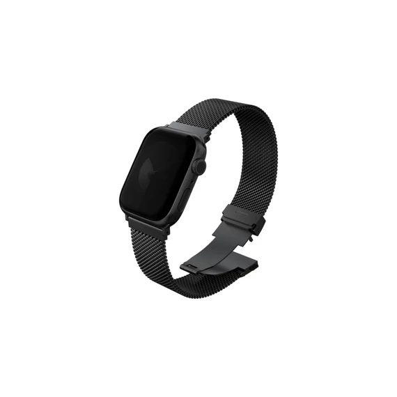 Uniq Dante Pro Apple Watch 42/41/40mm állítható fém óraszíj, fekete