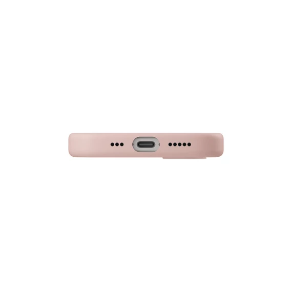 Uniq Lino Apple iPhone 16e Magsafe szilikon tok, rózsaszín