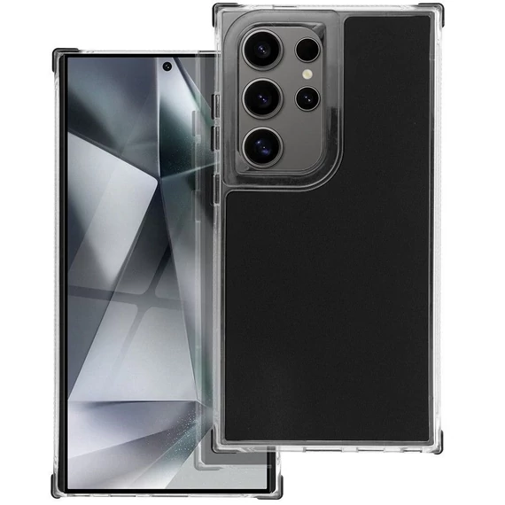 Matrix Samsung Galaxy A36 hátlap tok kameravédő peremmel, fekete (matt)
