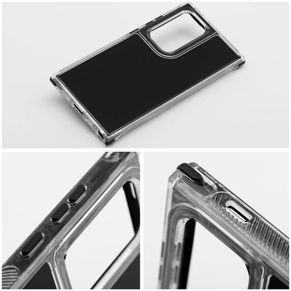 Matrix Samsung Galaxy A36 hátlap tok kameravédő peremmel, fekete (matt)