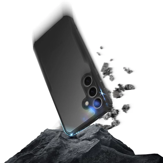 Samsung Galaxy A26 ütésálló tok erősített peremmel, fekete