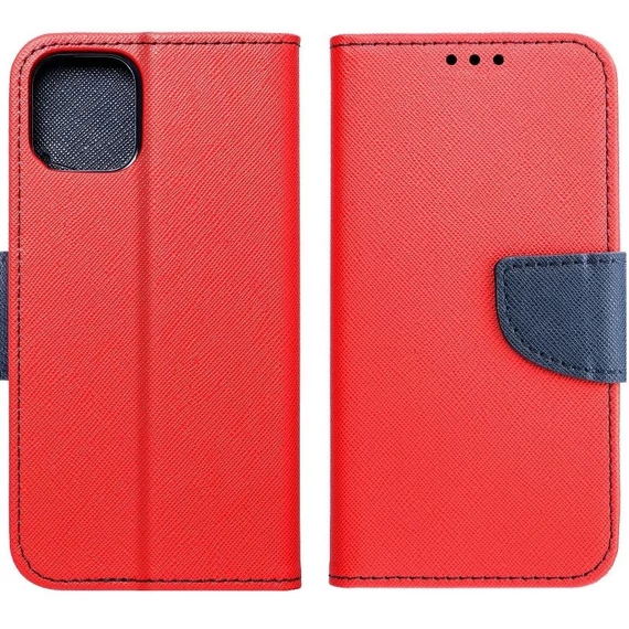 Fancy Samsung Galaxy A26 flip tok, piros / kék