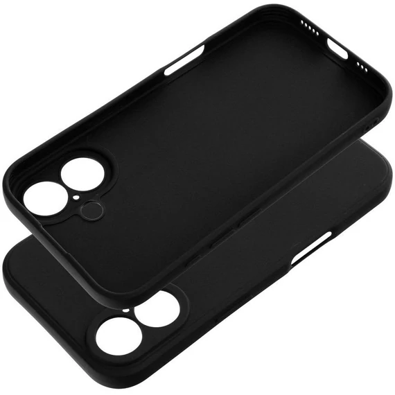 Matt szilikon Samsung Galaxy A26 tok, fekete