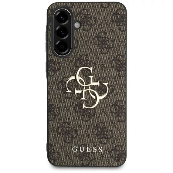 Guess Big 4G Logo Classic Logo Samsung Galaxy A56 kemény hátlap tok, barna